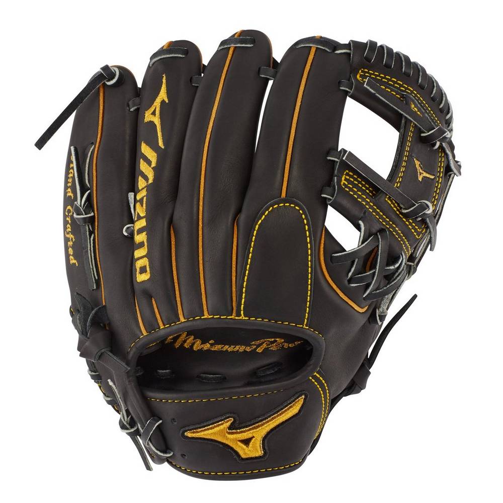 Guantes De Beisbol Mizuno Pro Infield 11.5" - Regular Pocket Hombre Negras Ofertas YCNM-36410